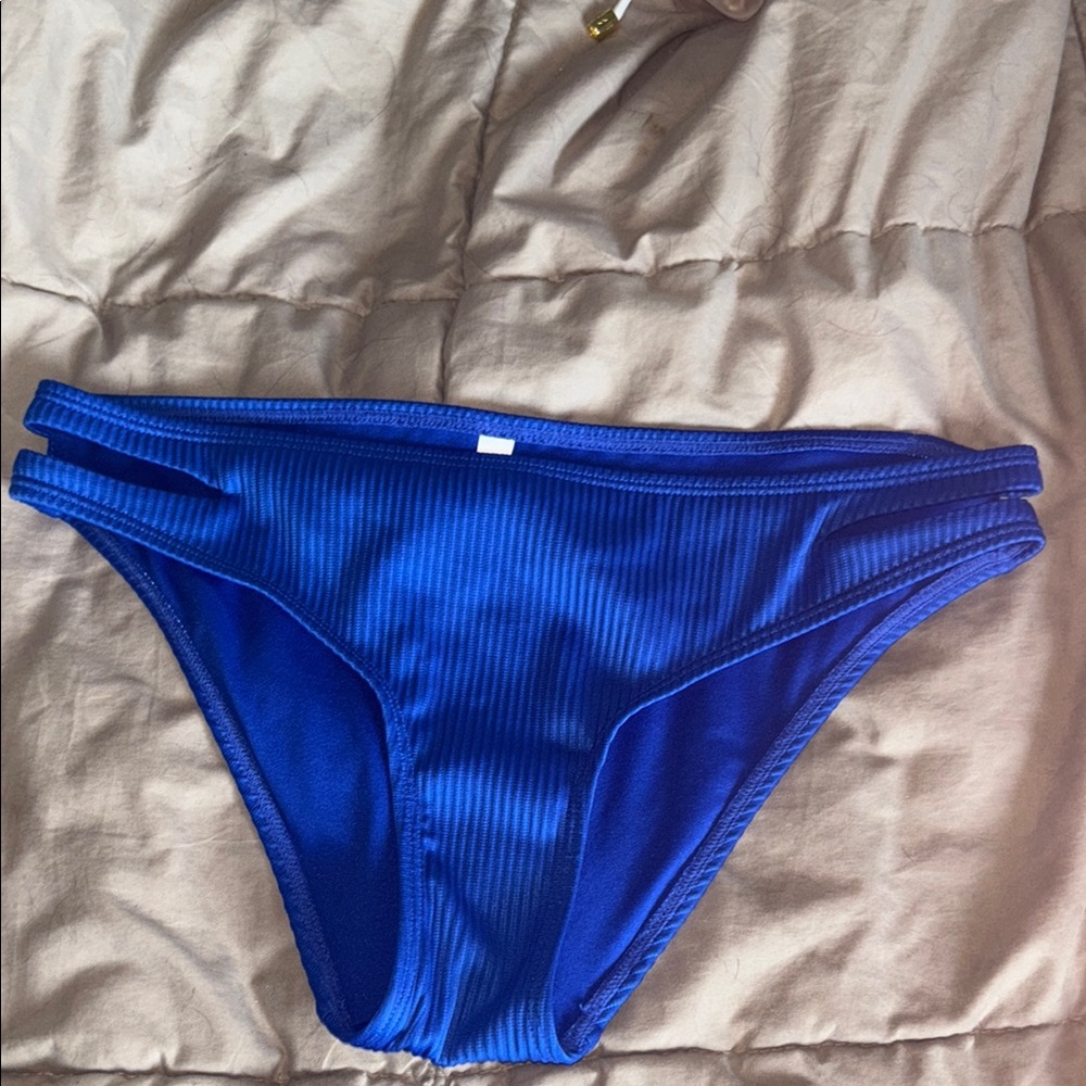 Express Vibrant Blue Bikini Bottom size M
